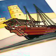 New Art4go Dubai Souvenir Uae Heritage Handmade Painted Ceramic, Al Fahidi Port Art Gift Item. New Art4go Dubai Souvenir Uae Heritage Handmade Painted Ceramic, Al Fahidi Port Art Gift Item.