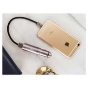 Life2Go Car Charger W/Power Bank 1000mAh Light Gold LG100727038 Life2Go Car Charger W/Power Bank 1000mAh Light Gold LG100727038