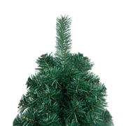 vidaXL Artificial Half Christmas Tree with Stand Green 180 cm PVC vidaXL Artificial Half Christmas Tree with Stand Green 180 cm PVC