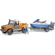Bruder Land Rover Defender Pick up with Trailer/Personal Water Scaled Bruder Land Rover Defender Pick up with Trailer/Personal Water Scaled