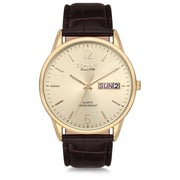 Omax Classic Series Brown Leather Analog Watch For Men JD01G15I Omax Classic Series Brown Leather Analog Watch For Men JD01G15I