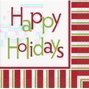 Unique Happy Holidays 24 Beverage Napkins46881 Unique Happy Holidays 24 Beverage Napkins46881