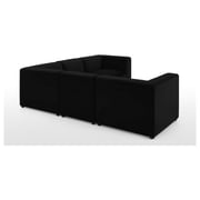 Galaxy Design Juno Corner Sofa Black Galaxy Design Juno Corner Sofa Black