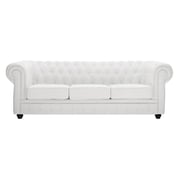 Ingles Sofa Sets 5 - Seater ( 3+1+1 ) in White Color