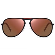 Dior Al13.2 20vrd Pilot Black Fullrim Sunglasses For Men (mirrored Lens)