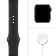 Apple Watch SE (GPS + Cellular) (44mm) - Space Gray Aluminum Case With Black Sport Band (MYER2LL/A) Apple Watch SE (GPS + Cellular) (44mm) - Space Gray Aluminum Case With Black Sport Band (MYER2LL/A)