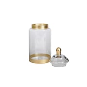 Pan Emirates Orchid Candy Jar with Lid Gold