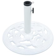 vidaXL Umbrella Base White 9 kg 40 cm Cast Iron vidaXL Umbrella Base White 9 kg 40 cm Cast Iron