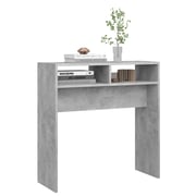 vidaXL Console Table Concrete Grey 78x30x80 cm Engineered Wood