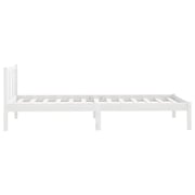 vidaXL Bed Frame White Solid Pinewood 90x200 cm vidaXL Bed Frame White Solid Pinewood 90x200 cm