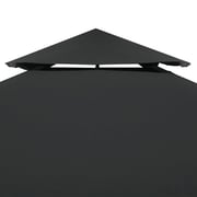 Vidaxl Gazebo Cover Canopy Replacement 310 G / M² Dark Grey 3 X 3 M Vidaxl Gazebo Cover Canopy Replacement 310 G / M² Dark Grey 3 X 3 M
