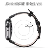 Dux Ducis Luxury Leather Band + Watch Case Black For Apple Watch 42/44mm Dux Ducis Luxury Leather Band + Watch Case Black For Apple Watch 42/44mm