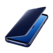 Samsung Clear View Standing Cover Blue For Galaxy S9 Samsung Clear View Standing Cover Blue For Galaxy S9