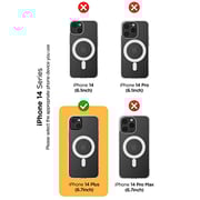 VRS Design Crystal Mixx Magnetic designed for iPhone 14 PLUS case cover compatible with MagSafe with Tempered Glass Screen Protector and Camera Lens Protector - Clear VRS Design Crystal Mixx Magnetic designed for iPhone 14 PLUS case cover compatible with MagSafe with Tempered Glass Screen Protector and Camera Lens Protector - Clear