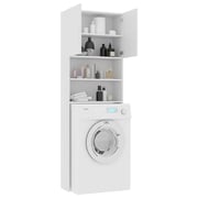 Vidaxl Washing Machine Cabinet White 64x25.5x190 Cm Chipboard Vidaxl Washing Machine Cabinet White 64x25.5x190 Cm Chipboard