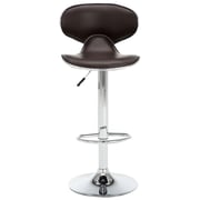 Vidaxl Bar Stools 2 Pcs Brown Faux Leather Vidaxl Bar Stools 2 Pcs Brown Faux Leather