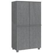 vidaXL Wardrobe HAMAR Dark Grey 89x50x180 cm Solid Wood Pine vidaXL Wardrobe HAMAR Dark Grey 89x50x180 cm Solid Wood Pine