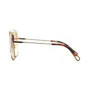 CHLOE Cat-Eye Havana Gold Sunglasses For Women CL-CE133S-205-60