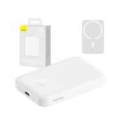 Baseus Magnetic Wireless Charging Power bank 6000mAh 20W White Baseus Magnetic Wireless Charging Power bank 6000mAh 20W White