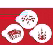 Racecar Cookie Stencil Set By Designer Stencils Racecar Cookie Stencil Set By Designer Stencils