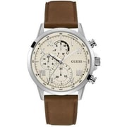 Guess Porter Brown Leather Multi-function Watch For Men GW0011G1 Guess Porter Brown Leather Multi-function Watch For Men GW0011G1