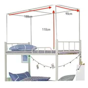 Upper Deck Curtain, White Stars Design