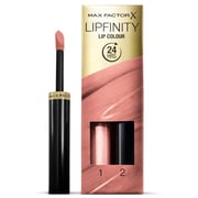 Max Factor Lipfinity Lip Colour Lipstick 2-step Long Lasting 160 Iced 2.3ml + 1.9g