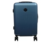 Highflyer Matrix Cabin ABS Trolley Luggage Bag 20 Inch Blue/Pink - THMATRIX20