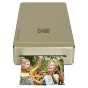 Kodak Wireless Photo Printer Gold PM210G + PMC20 Mini Photo Printer Cartridge 20pcs + Case Logic WMBP115 Jaunt Laptop Backpack 15.6inch