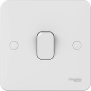 Schneider Electric Ggbl1012 Lisse 2-way Plate Switch, 1 Gang, 10ax, White Schneider Electric Ggbl1012 Lisse 2-way Plate Switch, 1 Gang, 10ax, White