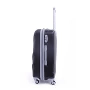 Para John ABS Luggage Travel Trolley With 4 Wheels 3pcs Set Black Para John ABS Luggage Travel Trolley With 4 Wheels 3pcs Set Black