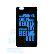 Macmerise Try Being God Black - Sleek Phone Case For Iphone 6s Plus Macmerise Try Being God Black - Sleek Phone Case For Iphone 6s Plus