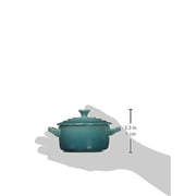 Le Creuset Stoneware Set Of 4 Mini Cocottes With Cookbook, 8 Oz. Each, Caribbean Le Creuset Stoneware Set Of 4 Mini Cocottes With Cookbook, 8 Oz. Each, Caribbean