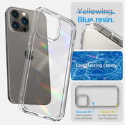 Spigen Ultra Hybrid designed for iPhone 14 Pro case cover - Crystal Clear