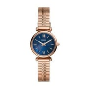 Fossil Carlie Mini Rose Gold Metal Analog Women Watch ES4693