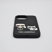 Karl Lagerfeld Liquid Silicone Case Karl And Choupette For Iphone 13 Pro Max Black Karl Lagerfeld Liquid Silicone Case Karl And Choupette For Iphone 13 Pro Max Black