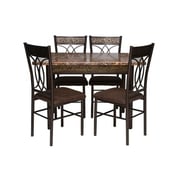 Pan Emirates Spenio Dining Set (1+4) Brown Pan Emirates Spenio Dining Set (1+4) Brown