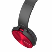 Sony MDRXB450AP/R Extra Bass Wired Over Ear Headphone Red
