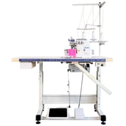 Juki MO-6804S 3-Thread Overlock Industrial Serger With Table And Clutch Motor Juki MO-6804S 3-Thread Overlock Industrial Serger With Table And Clutch Motor