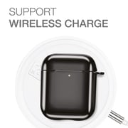Amazing Thing Apple Airpods Case/cover Supreme Case Solid Electroplated Case Designed For Airpods 2nd Gen / 1st Gen With Carabiner - Black Amazing Thing Apple Airpods Case/cover Supreme Case Solid Electroplated Case Designed For Airpods 2nd Gen / 1st Gen With Carabiner - Black