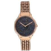 Ecstacy Rose Gold Stainless Steel Analog Watch For Women E9505-RBKL