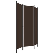 Vidaxl 3-panel Room Divider Brown 150x180 Cm Vidaxl 3-panel Room Divider Brown 150x180 Cm