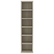 Vidaxl Cd Cabinet Sonoma Oak 21x20x88 Cm Engineered Wood Vidaxl Cd Cabinet Sonoma Oak 21x20x88 Cm Engineered Wood