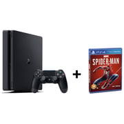 Sony PS4 Slim Gaming Console 1TB Black + Spider Man Game