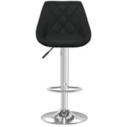 Vidaxl Bar Stools 2 Pcs Black Faux Leather Vidaxl Bar Stools 2 Pcs Black Faux Leather