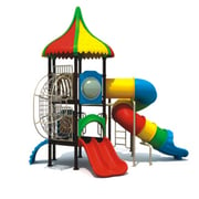 Bait Al Tarfeeh Gold Outdoor Multicolor Slides Playground