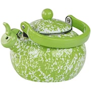Calypso Basics By Reston Lloyd Whistling Teakettle, 2 Quart, Lime Marble Calypso Basics By Reston Lloyd Whistling Teakettle, 2 Quart, Lime Marble