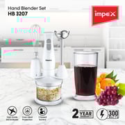 Impex Hb 3207 300 Watts Hand Blender Set With 2 Speeds Control Impex Hb 3207 300 Watts Hand Blender Set With 2 Speeds Control