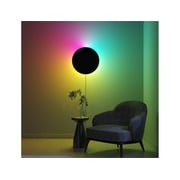 GadgetsON Modern Round Rgb Led Wall Light, Lamp With Remote Control, Home Indoor Decoration, 12w Power, For Living Room/bedroom/hotel/villa | 745613