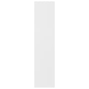 Vidaxl Book Cabinet White 50x25x106 Cm Engineered Wood Vidaxl Book Cabinet White 50x25x106 Cm Engineered Wood